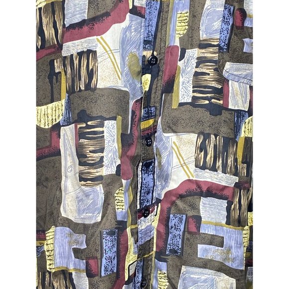 Robert Alan Dress Shirt silk XL Short Sleeve - Picture 4 of 9